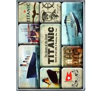 Nostalgic-Art 83027 Bateaux et mer Titanic, lot d'aimants, 9 pièces