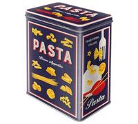 Nostalgic-Art Boîte de conservation rétro L, 3 l, Pasta Variety - Idée de cadeau pour la cuisine, grande récipient métallique, design vintage