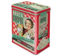Nostalgic-Art Boîte en métal rétro L, 3 l, Have A Coffee | boîte à café, design vintage, Idée cadeau pour fans du café