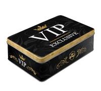 Nostalgic-Art Boîte en métal rétro plat, 2,5 l, VIP Exclusive | boîte à biscuits, design vintage, Idée cadeau pour vos proches