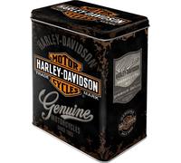 Nostalgic Art Harley-Davidson Genuine Logo, boîte de conserve L 14 cm x 20 cm x 10 cm