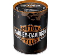 Nostalgic Art Harley-Davidson Genuine Logo, caisse d épargne 10 cm x 13 cm x 10 cm