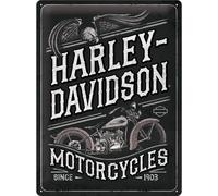 Nostalgic Art Harley-Davidson - Motorcycles, panneau en fer-blan 40 cm x 30 cm