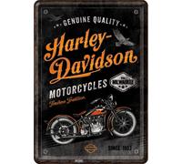 Nostalgic Art Harley-Davidson Timeless Tradition, carte postale 14 cm x 10 cm