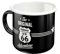Nostalgic Art Highway 66 The Original Adventure, mug en émail 8 cm x 8 cm x 8 cm