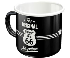 Nostalgic Art Highway 66 The Original Adventure, mug en émail 8 cm x 8 cm x 8 cm