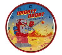 Nostalgic-Art Horloge Murale Rétro Mighty Robot - Idée Cadeau Gamer Grande Horloge de Cuisine Vintage Décoration - Ø 31cm