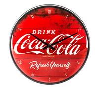 COCA-COLA-REFRESH-HORLOGE MURALE DIAM. 31CM