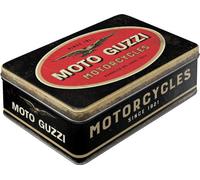 Nostalgic Art Moto Guzzi - Logo Motorcycles, boîte de conserve p 16 cm x 7 cm x 23 cm