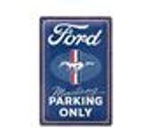 Nostalgic Art - Plaque décorative en métal en relief 30 x 20 cm Ford Mustang - Parking Only NC