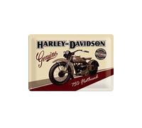 NOSTALGIC ART Plaque métallique Harley Davidson