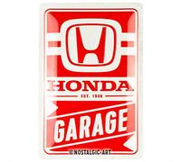 Nostalgic-Art Plaque rétro, 20 x 30 cm, Honda AM - Garage - Idée cadeau pour fans de Honda, Official License Product (OLP), en métal, design vintage