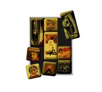 Nostalgic-Art, Set d'aimants rétro, Movie-Art Style - Idée de Cadeau pour Les Fans de cinéma, Décoration pour Le frigo, Design Vintage, 9 pièces