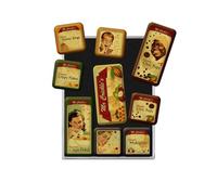 Nostalgic-Art, Set d'aimants rétro, Mr. Crickle's - Idée de Cadeau pour Les nostalgiques, Décoration pour Le frigo, Design Vintage, 9 pièces