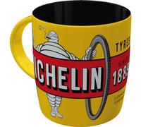 Nostalgic Art Tasse à café Michelin Tyres Bibendum Yellow 330 ml céramique design vintage