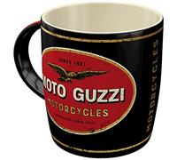 Nostalgic-Art Tasse à café rétro, Moto Guzzi - Logo Motorcycles - Idée de cadeau pour fans de moto, en céramique, Design vintage, 330 ml