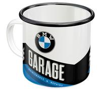 Nostalgic Art - Mug publicitaire en métal émaillé 360 ml BMW - Garage multicolore G