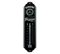 Nostalgic-Art Thermomètre analogique, Daimler Truck - Garage - Idée de cadeau pour fans de voitures, en métal, Design vintage, 7 x 28 cm