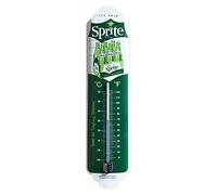 Nostalgic-Art Thermomètre analogique, Sprite - Six-Pack - Idée de cadeau comme bar-accessoire, en métal, Design vintage pour décoration, 6,5 x 28 cm