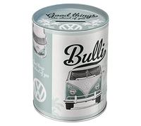 Nostalgic-Art Tirelire rétro, 1 l, VW - Good Things are Ahead of You | original Volkswagen license product (OLP), tire-lire en fer-blanc, design vintage, Idée cadeau pour fans du VW Bus