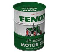 Nostalgic-Art Tirelire rétro, 600 ML, Fendt - All Season Motor Oil | original Fendt license product (OLP), tire-lire en fer-blanc, design vintage, Idée cadeau pour fans des tracteurs