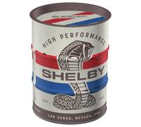 Nostalgic-Art Tirelire rétro, 600 ML, Shelby - Cobra Snake | original Shelby license product (OLP), tire-lire en fer-blanc, design vintage, Idée cadeau pour fans de Shelby