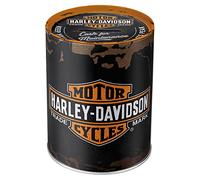Nostalgic Art Tirelire Harley‑Davidson Genuine Logo Métal 10 x 13 x 10 cm