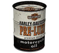 Nostalgic-Art Tirelire rétro, Harley-Davidson - PRE-Luxe - Idée de Cadeau pour Fans de Moto, Boîte à Billets en métal, Design Vintage, 600 ML