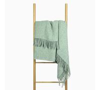 Nostra Zelandia 100% Pure en Laine Couverture - Plaid en Laine Chaud, Respirant et Léger pour Canapé, Lit et Usage Extérieur, Confort Thermorégulateur avec Franges - Fabriqué en Europe