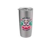 Not Fast Not Furious Sloth Lazy Meditation Vibes Gobelet isotherme en acier inoxydable double paroi