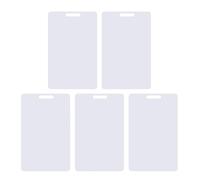 Note de badge effaçable - Bloc-notes à bobine de badge de 8,55 cm, zone d'écriture sans taches | Mini mémo pour tableau blanc avec motif de trous | Mini tableau blanc effaçable pour bureau, école, sal