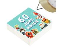 Note de blague - Notes de repas, 60 feuilles inspirantes et amusantes