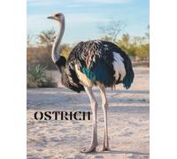 Notebook A4: " Ostrich" - Notes, Composition Book, Jotling Lists, School, 8.5" x 11" Inches, Lined Paper, 100 Pages