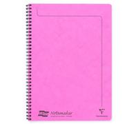 Notemaker Europa cahier reliure intégrale A4 120 pages détachables ligné - Fuchsia