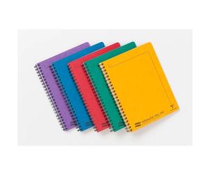 Notemaker+ Europa cahier reliure intégrale A4+ 240 pages détachables perforé 4 trous ligné + marge - Assortiment A