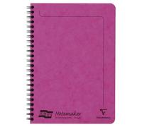 Notemaker Europa cahier reliure intégrale A5 120 pages détachables ligné - Fuchsia