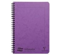 Notemaker Europa cahier reliure intégrale A5 120 pages détachables ligné - Lilas