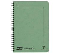 Notemaker Europa cahier reliure intégrale A5 120 pages détachables ligné - Lime