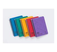 Notemaker Europa cahier reliure intégrale A6 120 pages détachables ligné - Assortiment A