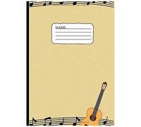 Notenheft: Din A4 120 Seiten 11 Notensysteme Pro Seite Inhaltsverzeichnis Edles Softcover
