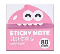 Notes adhésives 80 feuilles mignonnes à extraction fournitures de bureau