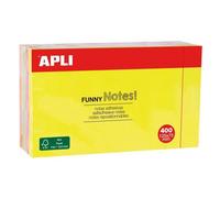 Notes Adhésives Aux Couleurs Fluorescentes - 125x75mm