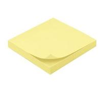 Notes adhésives repositionnables bloc 100 feuilles jaunes 75 x 75 mm G