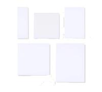 Notes autocollantes transparentes - Grand bloc-notes blanc transparent avec onglet index for ordinateurs portables(250 sheets small set)