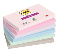 Notes couleurs Soulful Super Sticky Post-it 76 x 127 mm - bloc de 90 feuilles