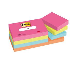 Notes repositionnables couleurs Poptimistic Post-it 38 x 51 mm - bloc de 100 feuilles