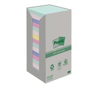 Notes repositionnables recy s couleurs nature Post-It 76 x 76 mm - bloc de 100 feuilles