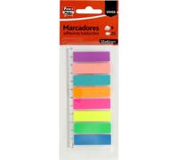 NotesLot De 200 Marqueurs Adhésifs Multicolores Avec Règle 12 CmPet TranslucideTaille 12x45 MmVous Pouvez Écrire Avec Un Crayon Et Un StyloRésistants À L'eauParfait Matériel