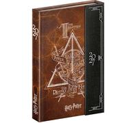 NOTIQUE Agenda semainier à fermeture magnétique Harry Potter - Les Reliques de la Mort 2027 semaine sur 2 pages 11 x 16 cm