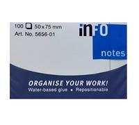 Notiz Lot de 100 feuilles adhésives Jaune 51 x 76 mm
